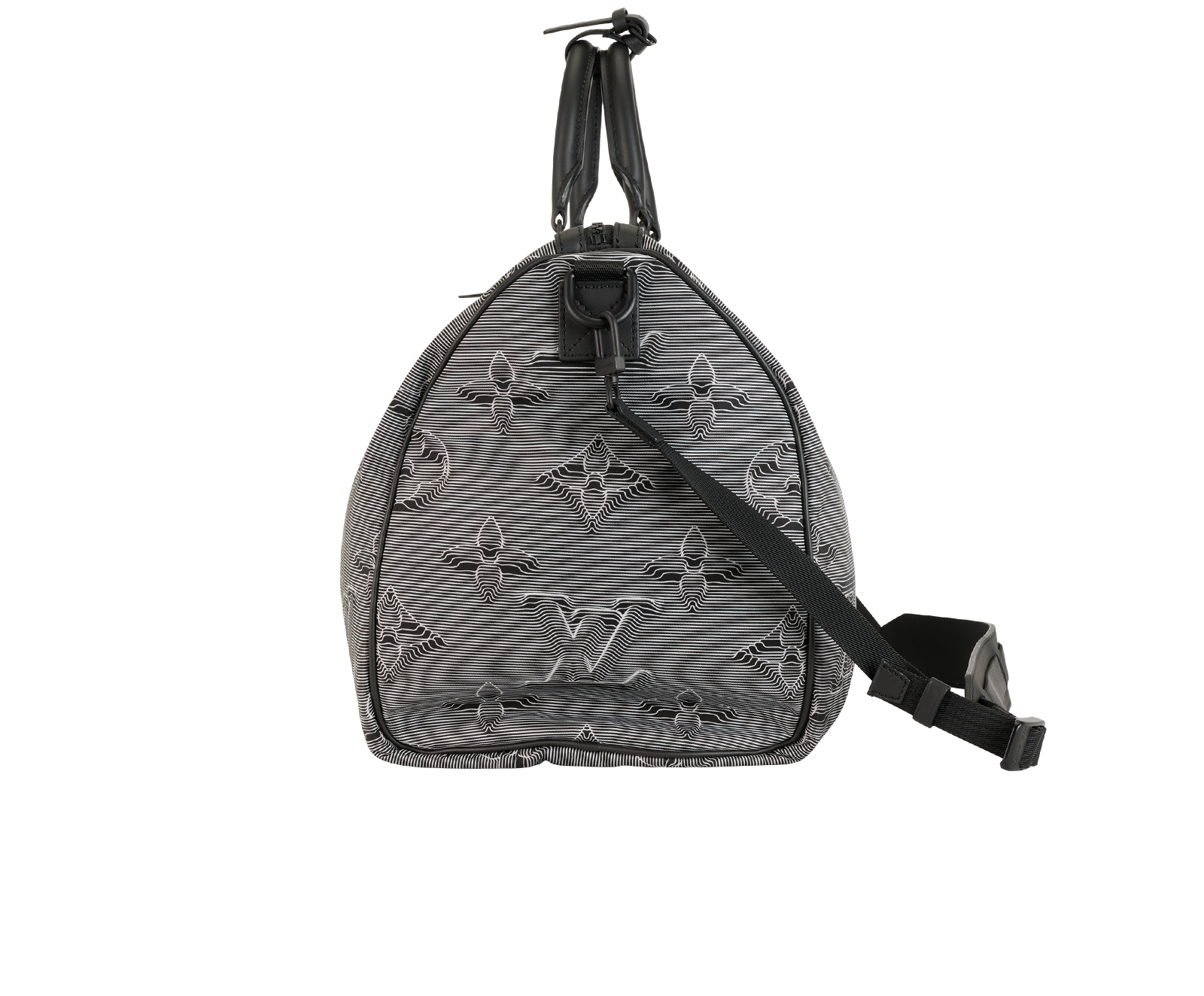 Keepall 50 3D 2054 Reversible Bandouliere, &pound;2,200, Handbags, Black/Blue/Green/Orange, Canvas, Other view